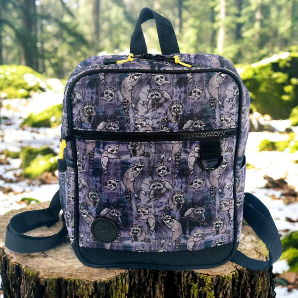 Shadow Bandits (Raccoons) Mini Tablet Backpack