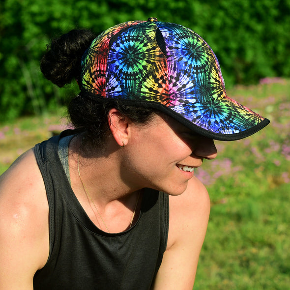 Rainbow Tie-Dye Active Hat