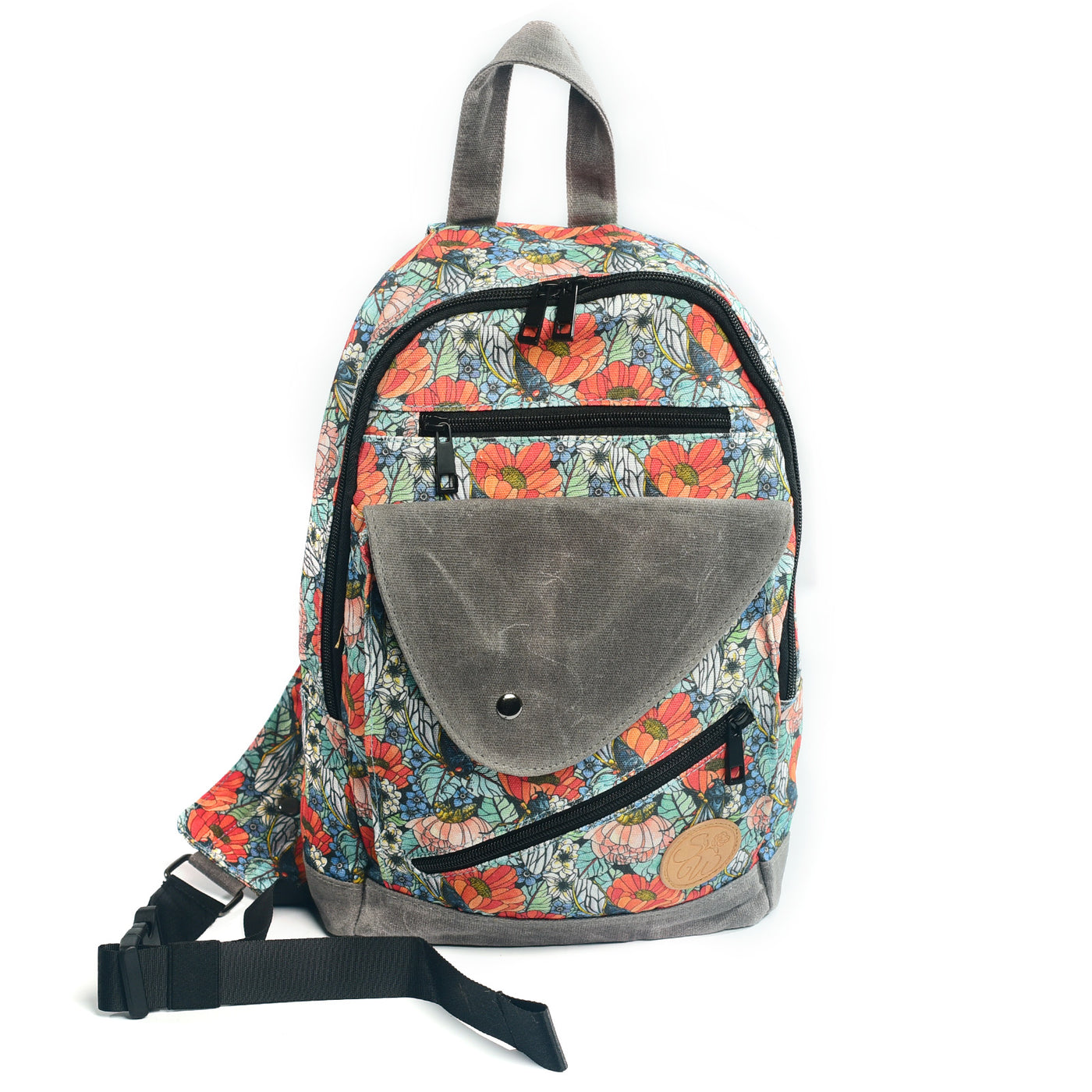 Sling backpack Purse Native Southwestern Style - Mini Crossbody  Rucksack,Hippie Sling bag, Phone Holster bag,Small Backpack gift idea