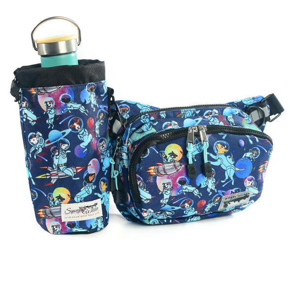 Space Dogs Water Bottle Holder