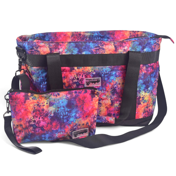 Tie-Dye Bloom Organizer/Wristlet