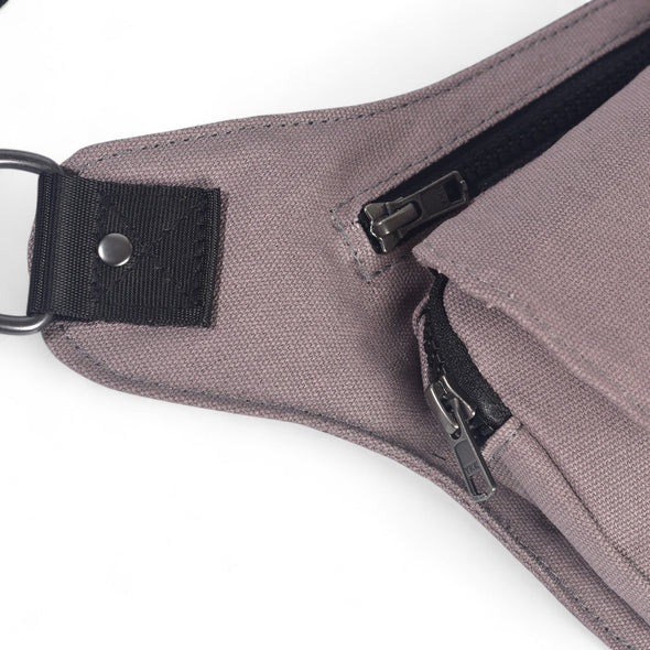 Smoke Gray Hip Bag