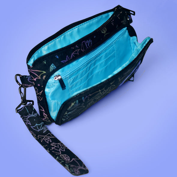 Crystal Cave Bats Venture Wallet 3.0 (Reflective Holographic!)