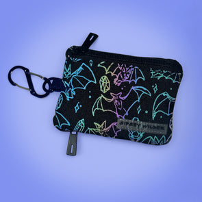 Crystal Cave Bats Clip Wallet (Reflective Holographic!)