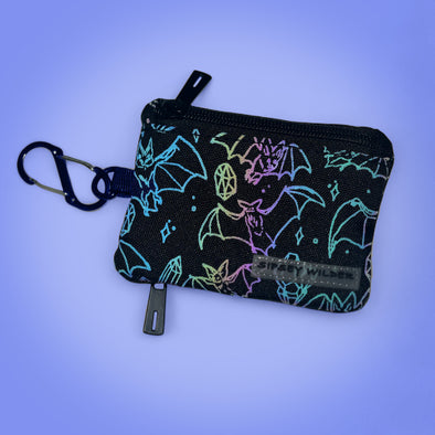 Crystal Cave Bats Clip Wallet (Reflective Holographic!)