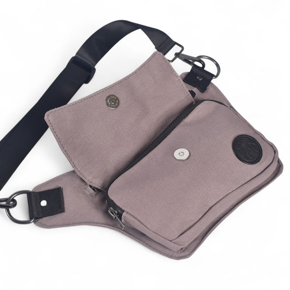 Smoke Gray Hip Bag