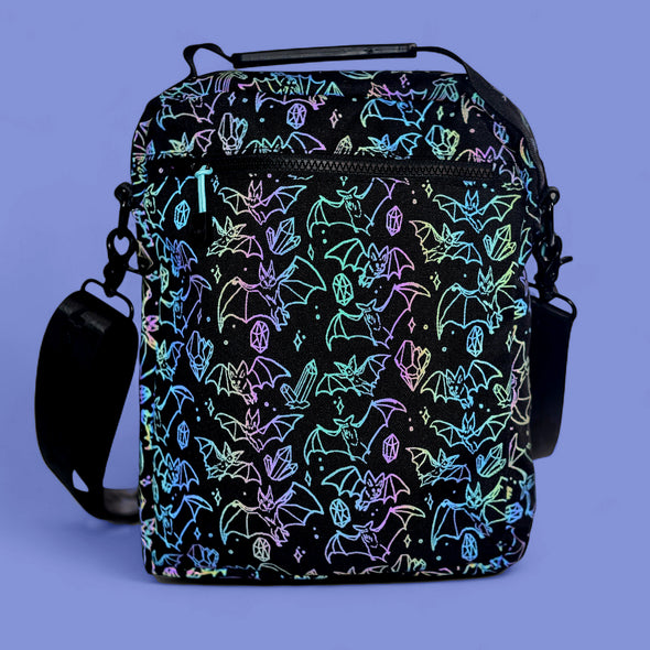 Crystal Cave Bats Tablet Crossbody (Reflective Holographic!)