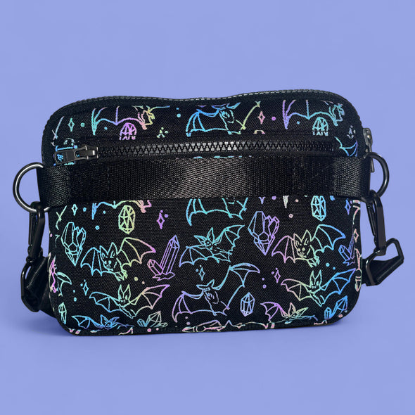 Crystal Cave Bats 3-in-1 Bag (Reflective Holographic!)