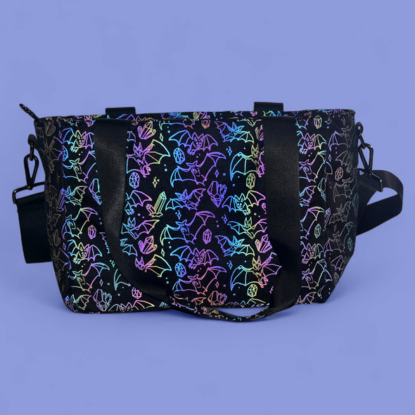 Crystal Cave Bats Medium Venture Tote (Reflective Holographic!)