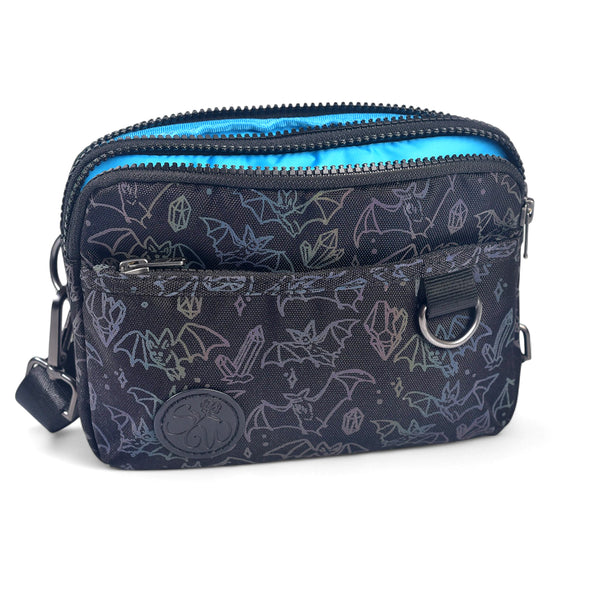 Crystal Cave Bats 3-in-1 Bag (Reflective Holographic!)