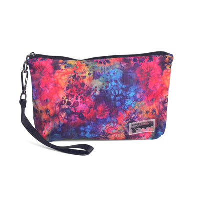 Tie-Dye Bloom Organizer/Wristlet