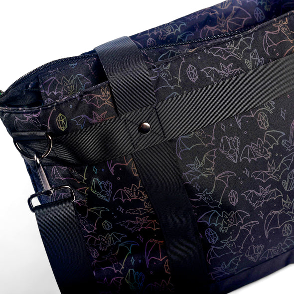 Crystal Cave Bats Large Venture Tote 2.0 (Reflective Holographic!)