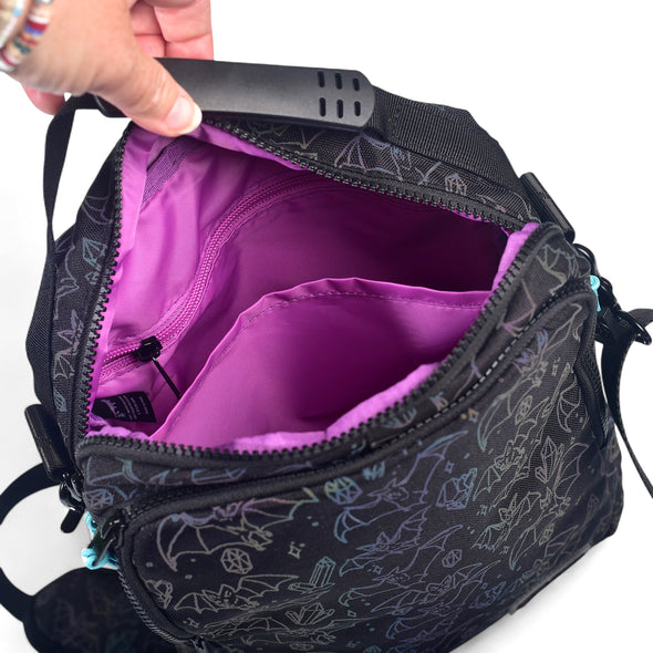 Crystal Cave Bats Tablet Crossbody (Reflective Holographic!)