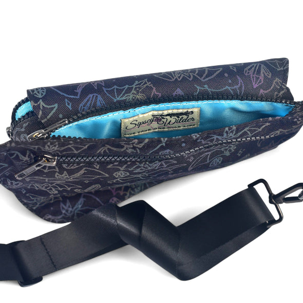 Crystal Cave Bats Hip Bag (Reflective Holographic!)