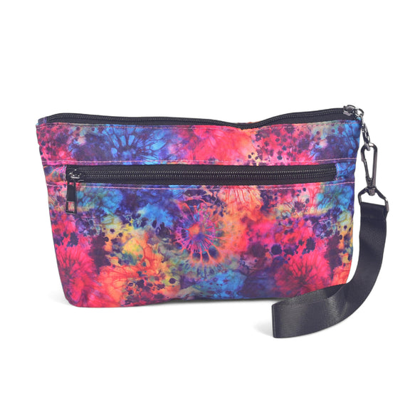 Tie-Dye Bloom Organizer/Wristlet