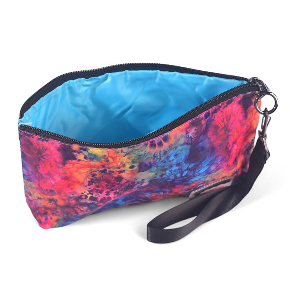 Tie-Dye Bloom Organizer/Wristlet