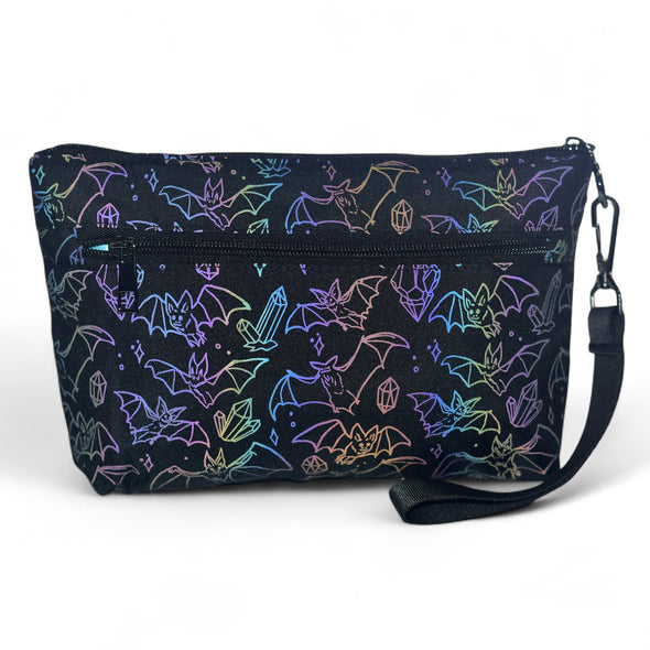 Crystal Cave Bats Organizer/Wristlet (Reflective Holographic!)