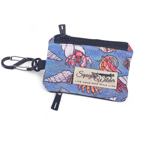 Hermit Crabs Clip Wallet