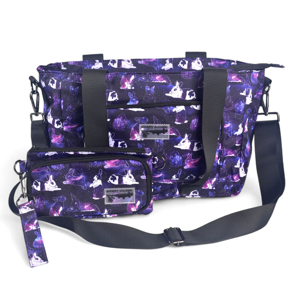 Cosmic Bunnies (Purple) Medium Venture Tote
