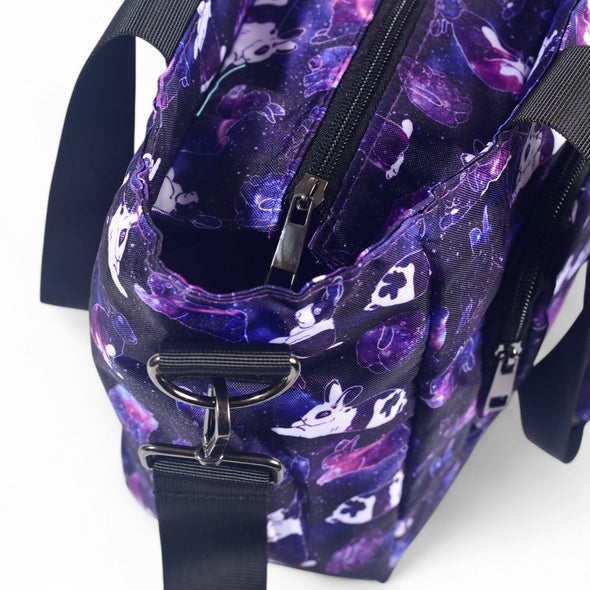 Cosmic Bunnies (Purple) Medium Venture Tote
