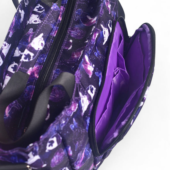 Cosmic Bunnies (Purple) Medium Venture Tote