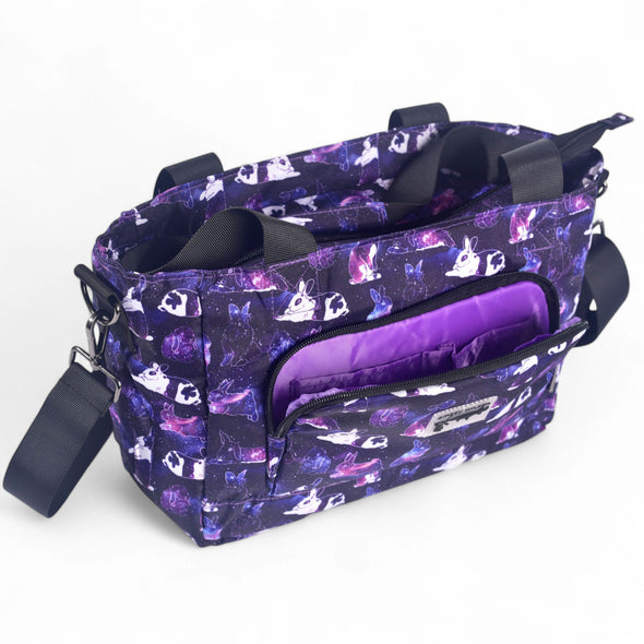 Cosmic Bunnies (Purple) Medium Venture Tote