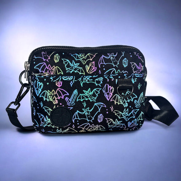 Crystal Cave Bats 3-in-1 Bag (Reflective Holographic!)
