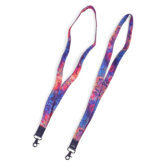 Tie-Dye Bloom Lanyard