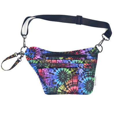 Rainbow Tie-Dye Tech Hip Bag
