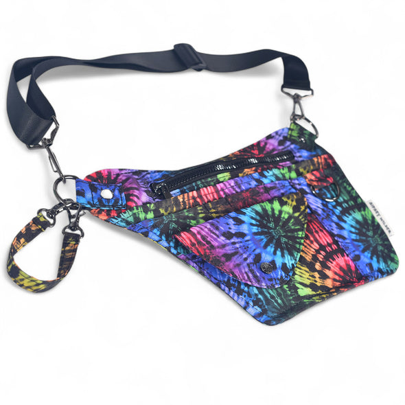 Rainbow Tie-Dye Tech Hip Bag