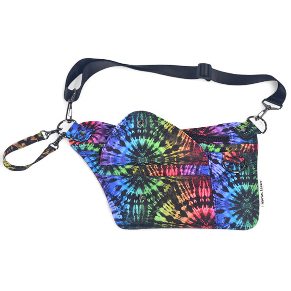 Rainbow Tie-Dye Tech Hip Bag