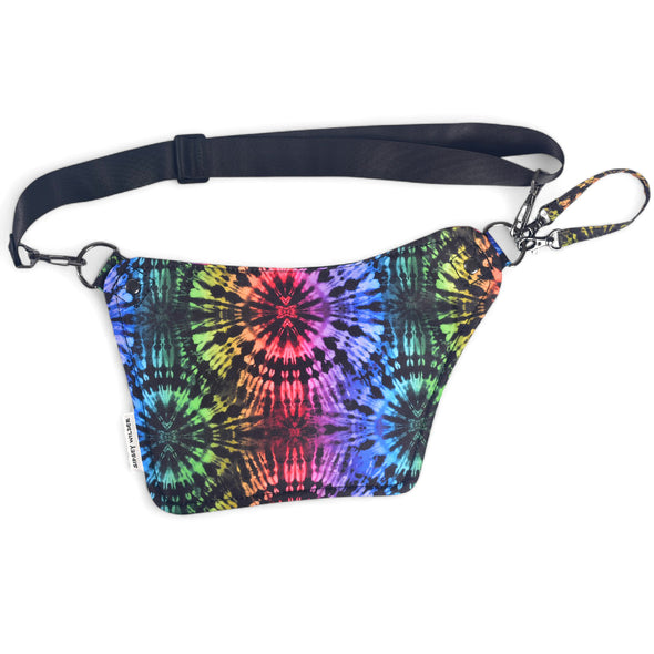 Rainbow Tie-Dye Tech Hip Bag