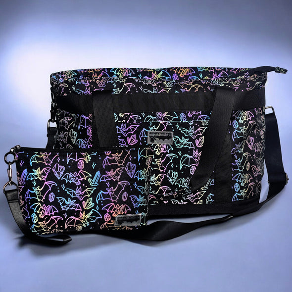 Crystal Cave Bats Large Venture Tote 2.0 (Reflective Holographic!)