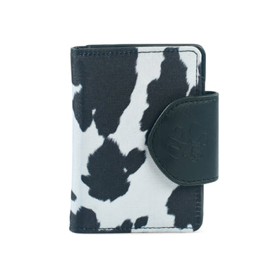 Cow Print Snap Wallet