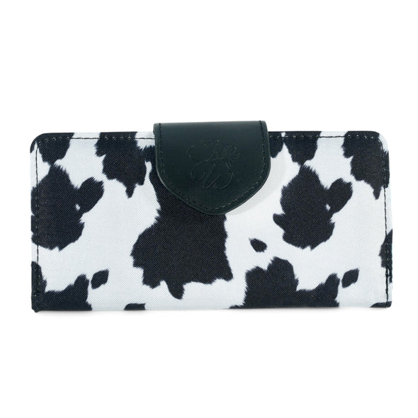 Cow Print Long Wallet