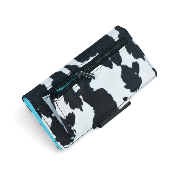 Cow Print Long Wallet