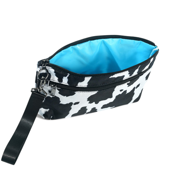 Cow Print Organizer/Wristlet