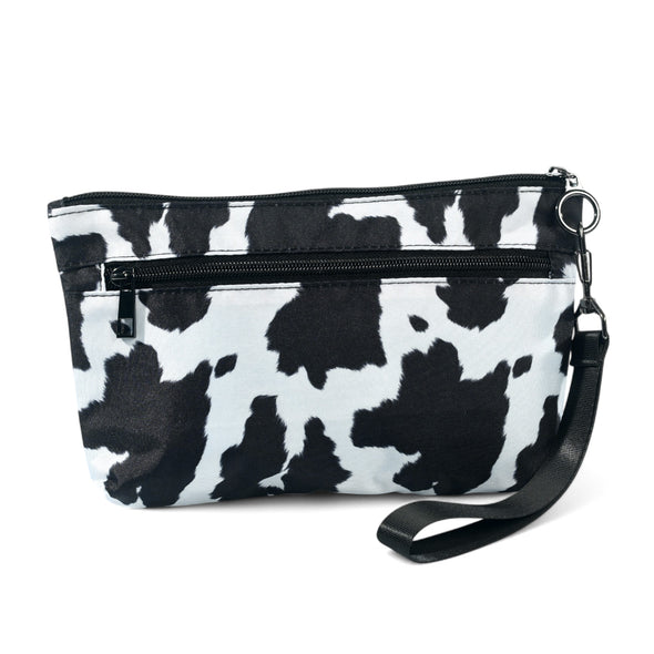 Cow Print Organizer/Wristlet