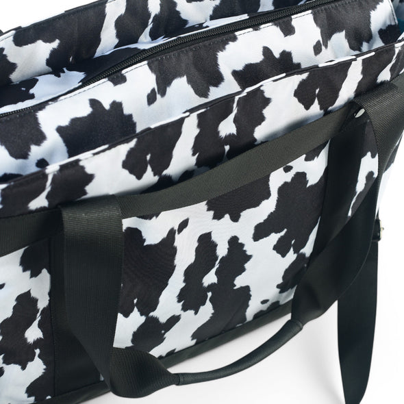 Cow Print Large Venture Tote