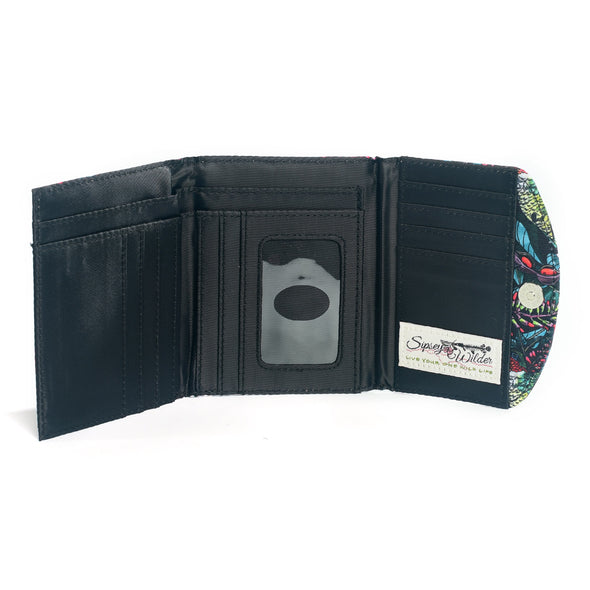 Flying Jewels Trifold Wallet