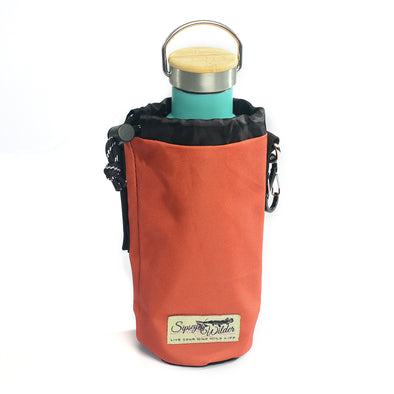 Campfire Orange Water Bottle Holder