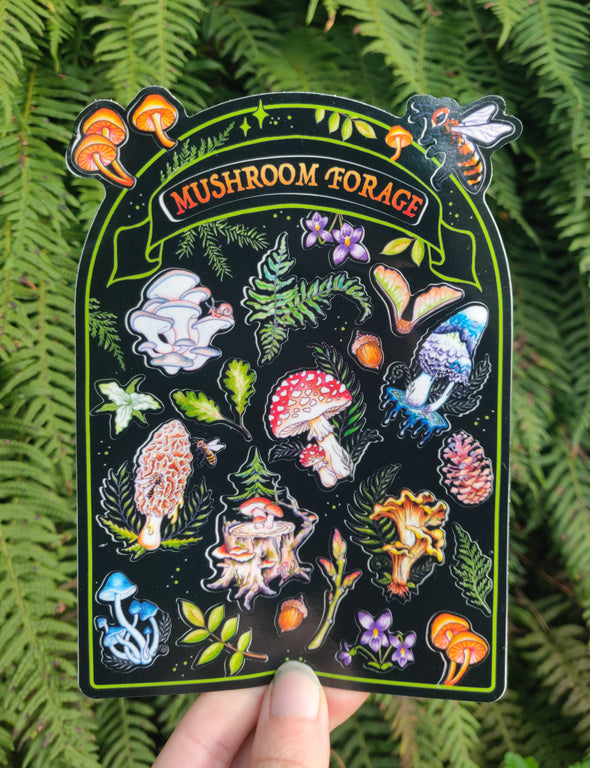 Mushroom Forage Sticker Sheet