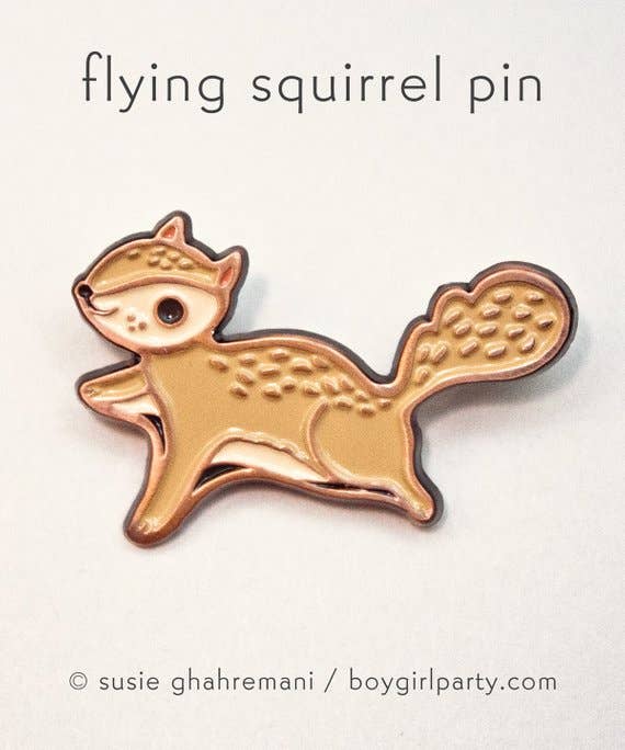 Cute Little Squirrel Enamel Pin