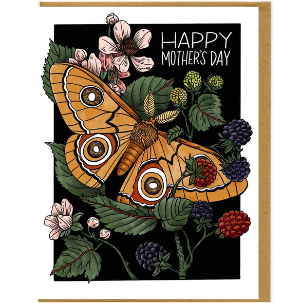 Happy Mother's Day Moth Card