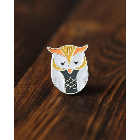 Little Owl Enamel Pin