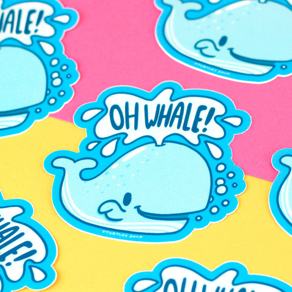 Oh Whale Vinyl Sticker