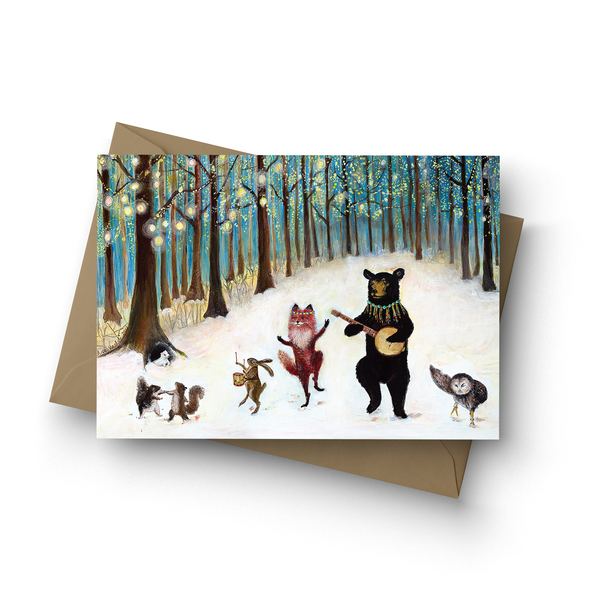"Forest Festivities" Single Card