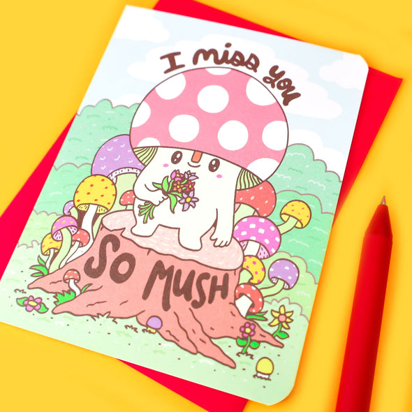 I Miss You So Mush Birthday Card
