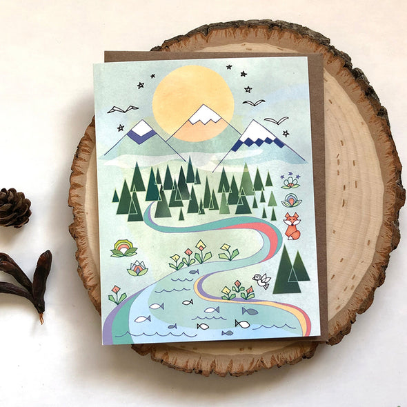 Mountains Everyday Greeting Card