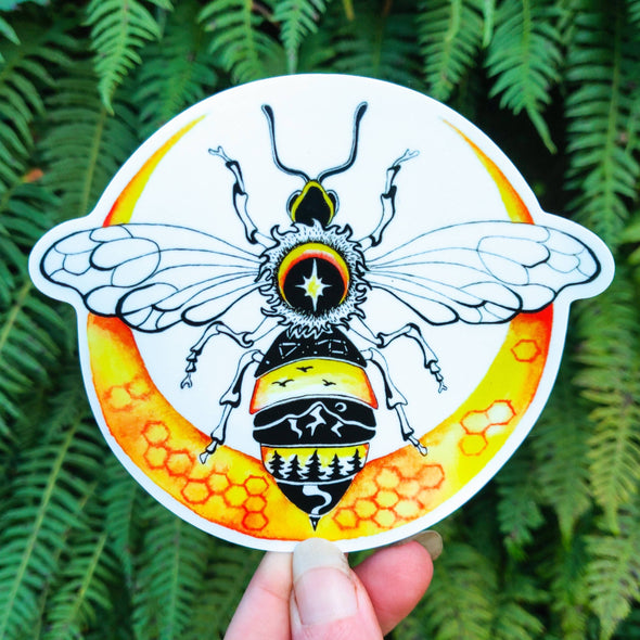 Blessed Bee Vinyl Sticker